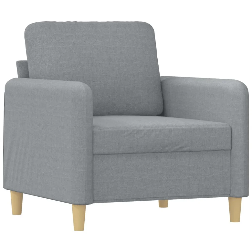 55.1 Inch 2-Seater Sofa Dark Gray Fabric Modern Loveseat for Living Room