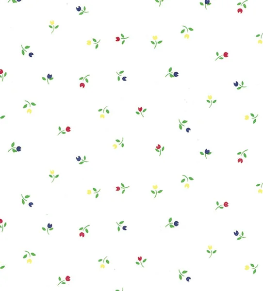 Magic Cover 03-291-12 Adhesive Liner 18 Inch X 9 Feet Tulips Design