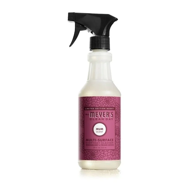 Mrs. Meyer's Clean Day Multi-Surface Cleaner 16 Oz, Basil Scent, Plant-Derived Ingredients