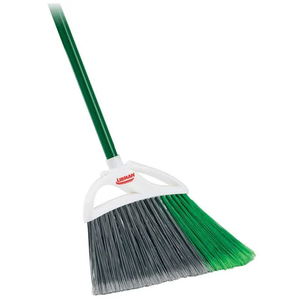 Libman Large Precision Angle Broom for Indoor and Outdoor Use