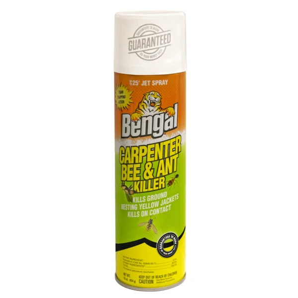 Bengal 97199 Carpenter Bee & Ant Killer 16 Oz Foaming Spray Insecticide