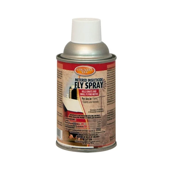 Country Vet Metered Flying Insect Killer 6.4 oz Automatic Fly Spray Dispenser