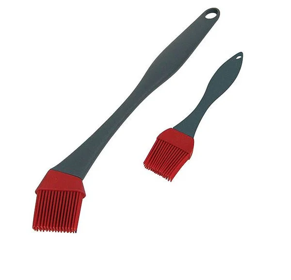Grill Pro 41090 Silicone Basting Brush 2 Piece Set for Grilling
