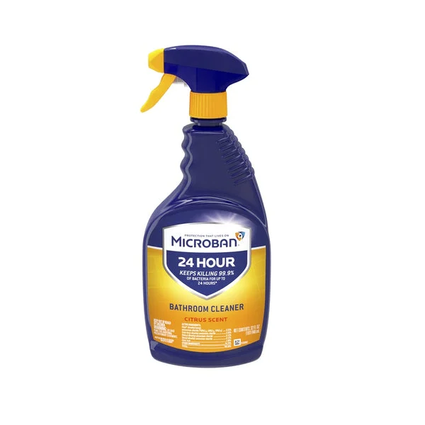 Microban 48590 Bathroom Cleaner 32 Oz for Antimicrobial Cleaning