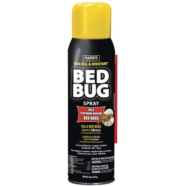 Harris BLKBB-16A Pyrethroid-Resistant Bed Bug Aerosol Spray 16 Oz Fast-Acting Insecticide