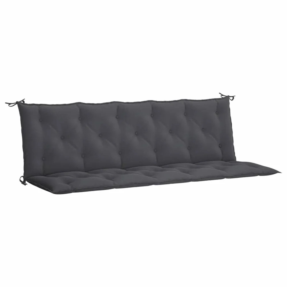 Garden Bench Cushion Anthracite 70.9x(19.7+19.7)x2.8 Oxford Fabric Outdoor Seat