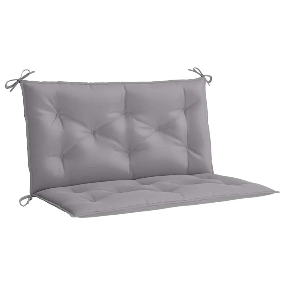 Garden Bench Cushion Gray 39.4x19.7x2.8 Inches Oxford Fabric Outdoor Seat Pad