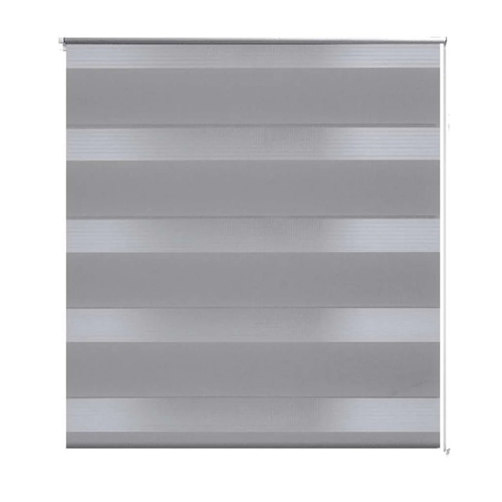 Zebra Blind 31.5x59.1 Inches Gray Window Shades