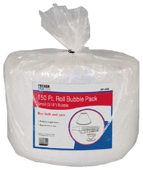 Packer One SP-300 Small 3/16 Bubble Pack 12 x 150 Feet Roll Protective Wrap