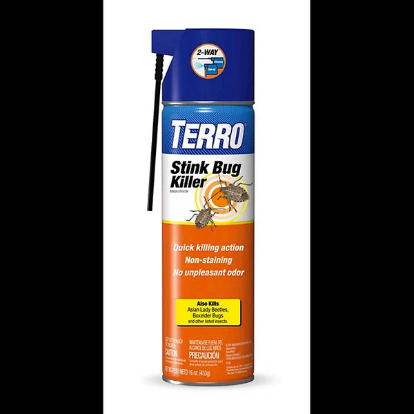 Terro T3500-6 Stink Bug Killer Aerosol Spray Non-Staining Formula 16 Oz