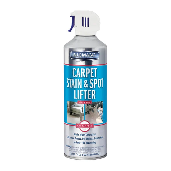 Blue Magic 900 Carpet Stain & Spot Lifter Aerosol 22 Oz for Quick Cleaning