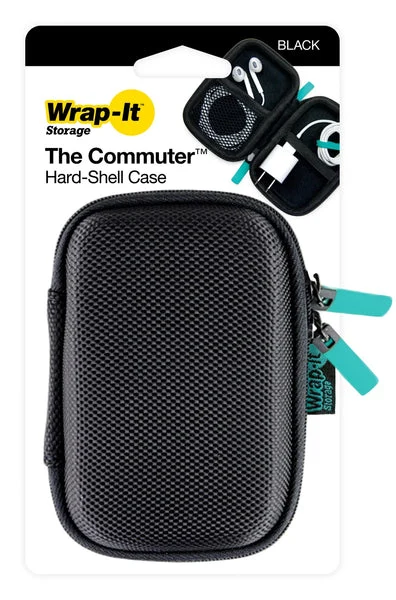 Wrap-It 500-HS-B Mobile Storage Hard Shell Case Black for Durable Protection