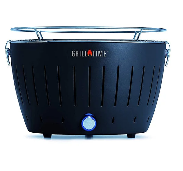 Grill Time UPG-G-13 Portable Grill Gray Compact Outdoor Cooking