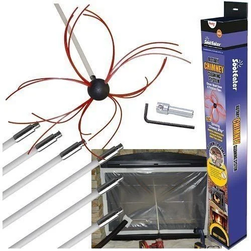 SootEater RCH205 Rotary Chimney Cleaning System Efficient Chimney Sweep