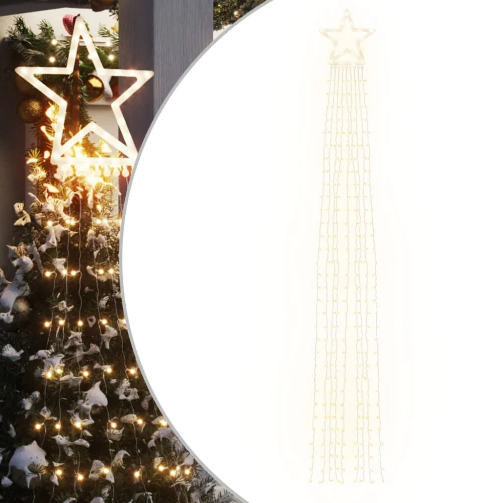 Christmas Tree Light 320 LEDs Warm White 147.6 Inches String Lights