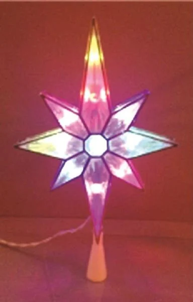 Santas Forest 57001 Color Changing Christmas Tree Topper 11 Inch LED Star