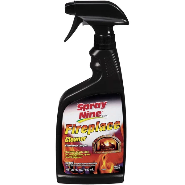 Spray Nine 15022 Fireplace Cleaner 22 Oz for Efficient Fireplace Maintenance