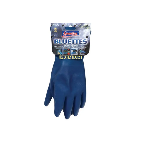 Spontex 19005ZQK Bluettes Cleaning Glove Large Blue