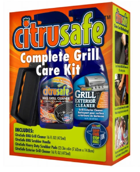 CitruSafe 3100107 Complete Grill Care Kit for Cleaning and Maintenance