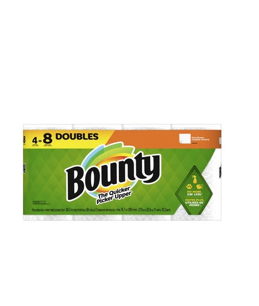 4DRoll WHT Full Towels for Cleaning and Household Use