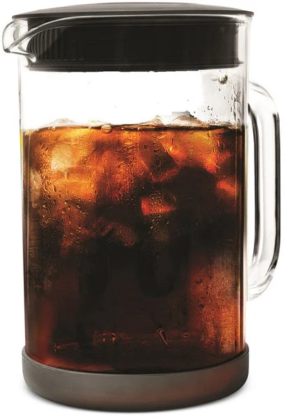 Primula PCBBK-5351 1.6 Quart Clear Cold Brew Coffee Maker with Glass Carafe