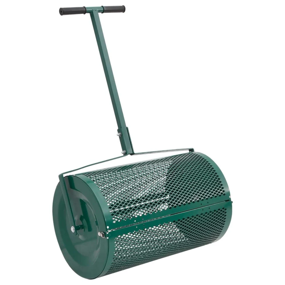 Compost Disseminator Green 15.7x23.6 Inch Steel Garden Compost Bin