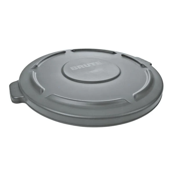 Rubbermaid 2631-00-GRAY Lid for Brute Round 32-Gallon Containers Gray for Secure Storage