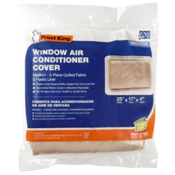 Frost King AC9H Indoor Window Air Conditioner Cover 18x25 Inch