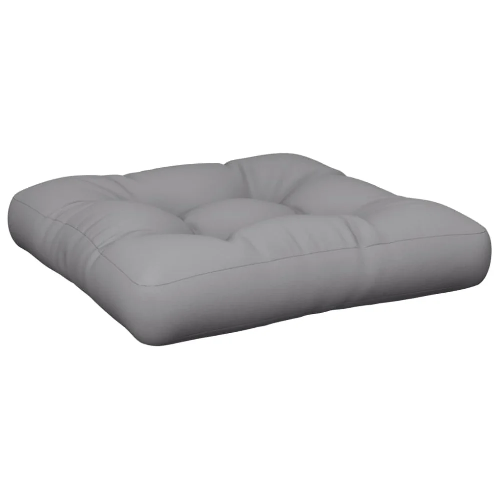 Gray Fabric Pallet Cushion for Outdoor or Indoor Seating