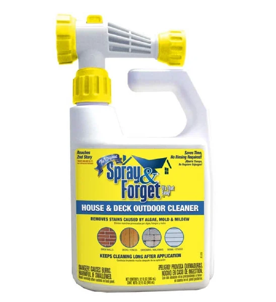 Spray & Forget SFDHEQ06 House & Deck Cleaner 32 Oz