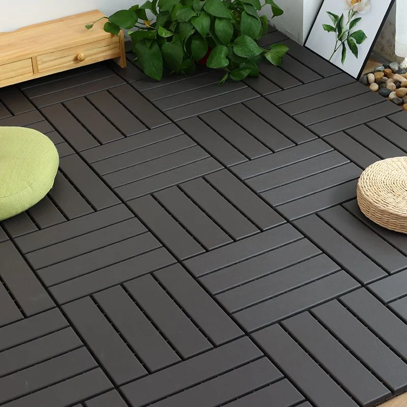 44 Pack 12x12 Inch Polymer Interlocking Deck Tiles Water Resistant Patio