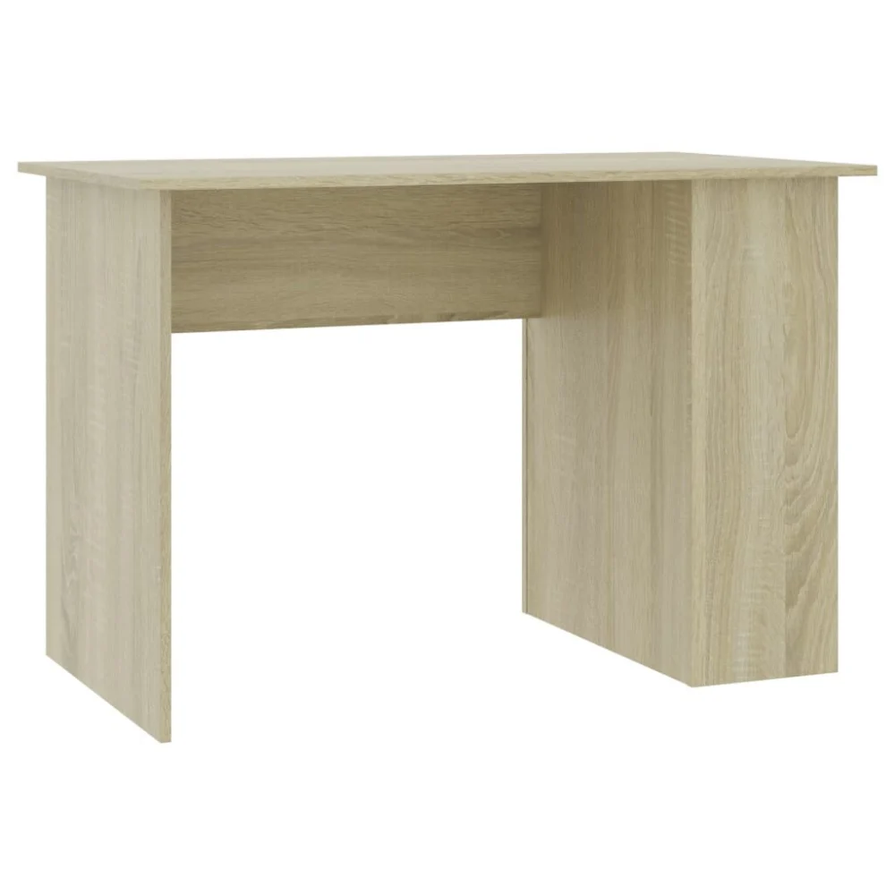 Sonoma Oak Desk 43.3x23.6x28.7 Inches Engineered Wood Home Office Furniture