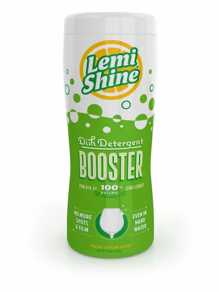 Lemi Shine Super Concentrated Dish Detergent Booster Fresh Lemon 12 Ounce