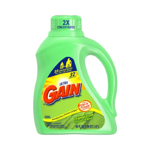 Gain 12784 2X-Liquid Detergent 50 Oz Original Fresh Scent for Laundry