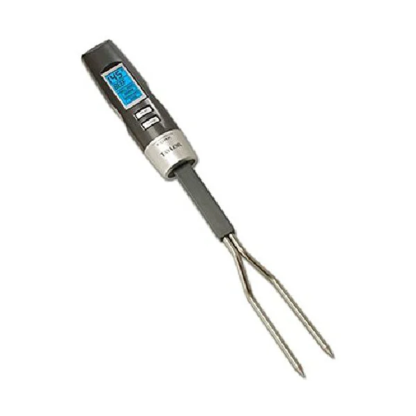 Taylor 1482N Digital Thermometer Fork for Cooking and Grilling with Instant Read