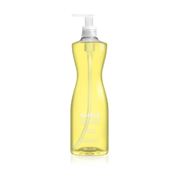 Method 01179 Dish Soap Liquid Lemon Mint 18 Oz Eco-Friendly Kitchen Cleaner