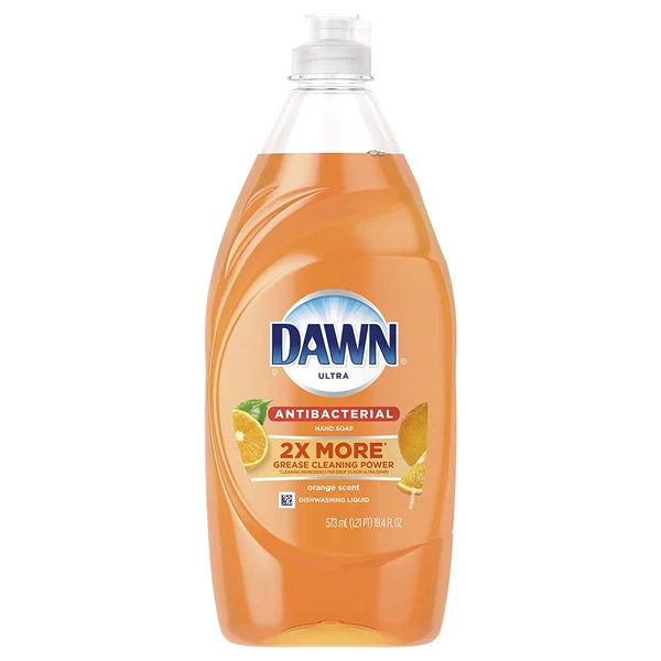 Dawn 80289028 Antibacterial Dishwashing Liquid Hand Soap Orange Scent 19.4 Oz