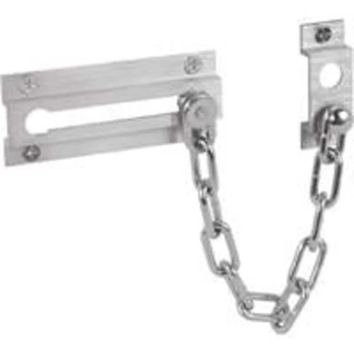 Prime Line U 10304 Satin Nickel Door Lock Chain for Enhanced Security
