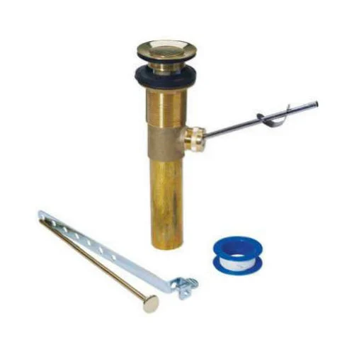 Master Plumber 829-066 Lavatory Drain Pop Up Assembly Polished Brass