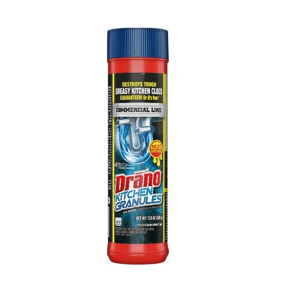 Drano 00138 Kitchen Clog Remover 17.6 Oz Fast Acting Drain Cleaner