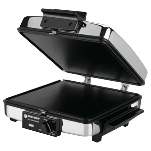 Black & Decker G48TD Grill Griddle Waffle Maker 3-In1 Black 1200 Watt