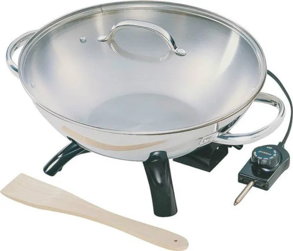 Presto 05900 6 Quart Stainless Steel Electric Wok