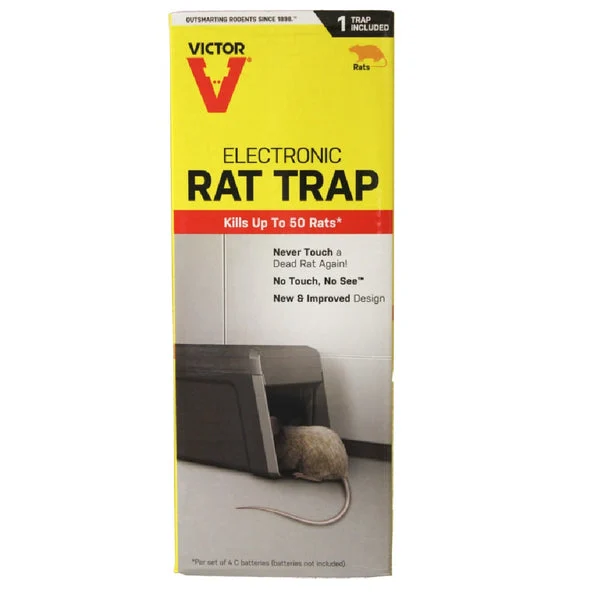 Victor M241 Electronic Cordless Mouse Trap for Humane Pest Control
