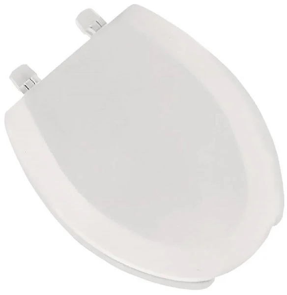 Bemis 1440EC000 Molded Wood Elongated Toilet Seat White for Durability