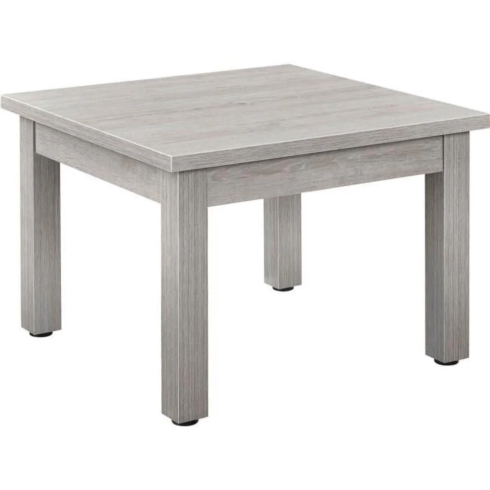 Global Industrial 24x24 Inch Gray Wood End Table - Interior Side Table