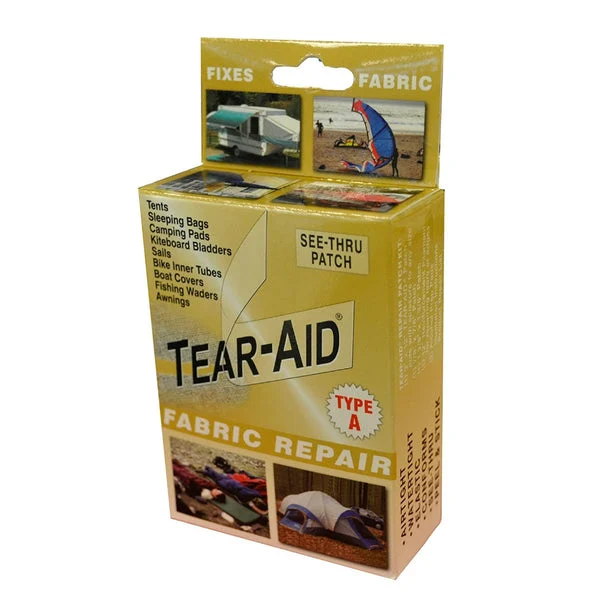 Tear-Aid D-KIT-A01-100 Fabric Repair Patch Kit Type A for Quick Fixes