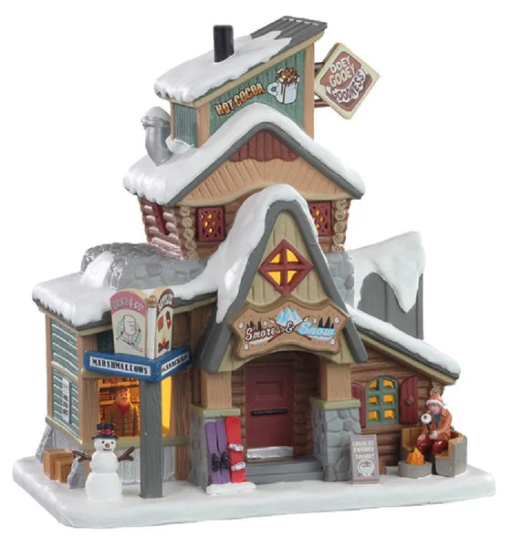Lemax 15749 S'mores-Snow Porcelain Figurine for Winter Display