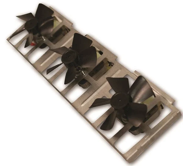 FMI BK3 Fireplace Wood Burning Triple Fan Blower Kit with Manual On/Off Control