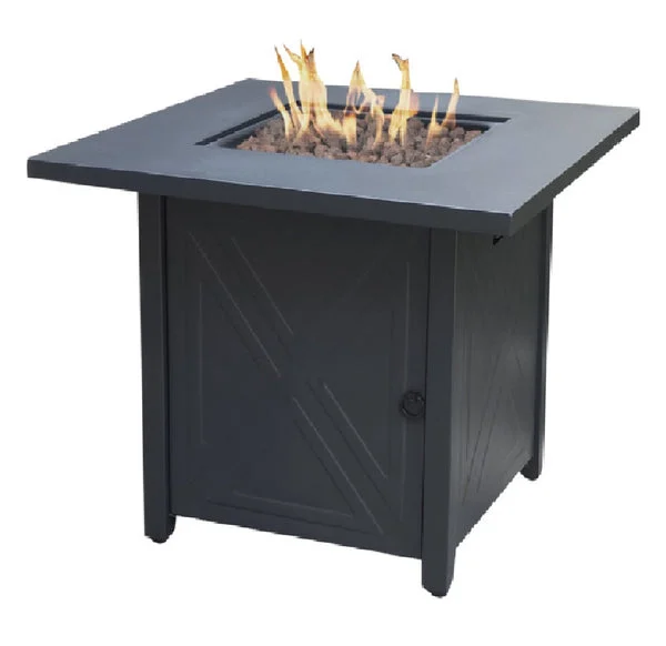 Seasonal Trends 52072 Outdoor Fireplace Black 50000 BTU for Patio and Garden