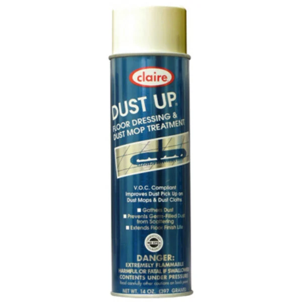 Claire 875 Dust Up Mop Treatment 14 Oz - Floor Cleaner for Dust Mops